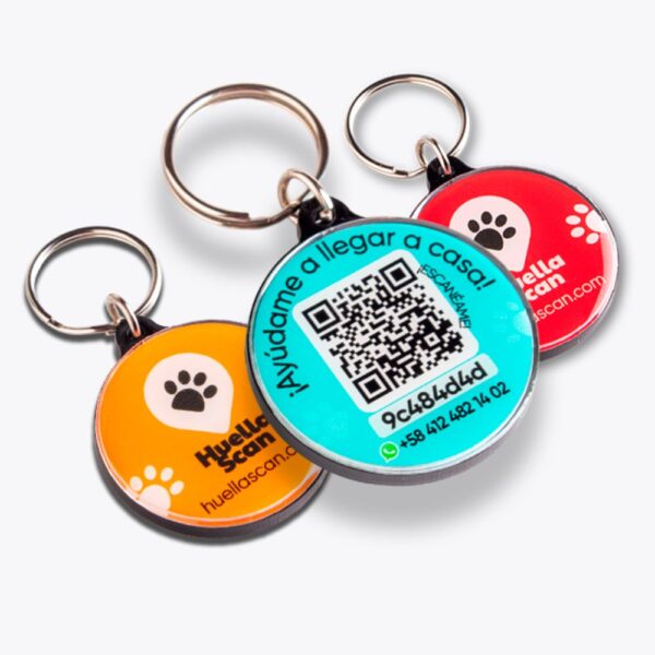[HuellaScan] Plaquita Inteligente con Código QR para Mascotas HuellaScan