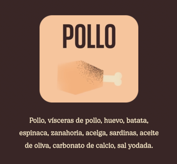 [Bone Appetit] RECETA DE POLLO - 500gr. - Image 2